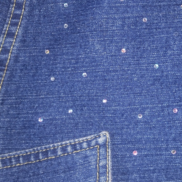 Women's Blue Denim Jean Jacket - Picture 7 of 11